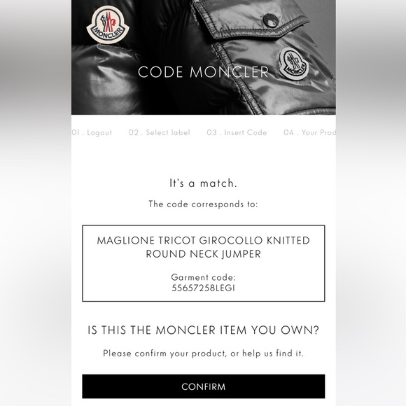 MONCLER Maglione Tricot Girocollo Logo Patch 100% Wool Jumper Sweater Burgundy - Picture 16 of 16